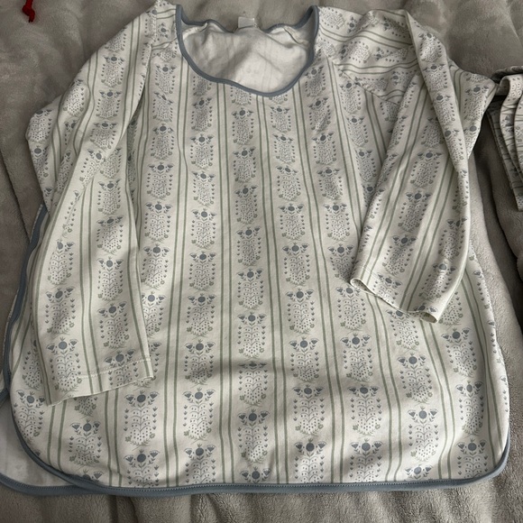 Cozy Blue and White Pajamas - Picture 2 of 2